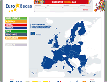 Tablet Screenshot of eurobecas.com.ar